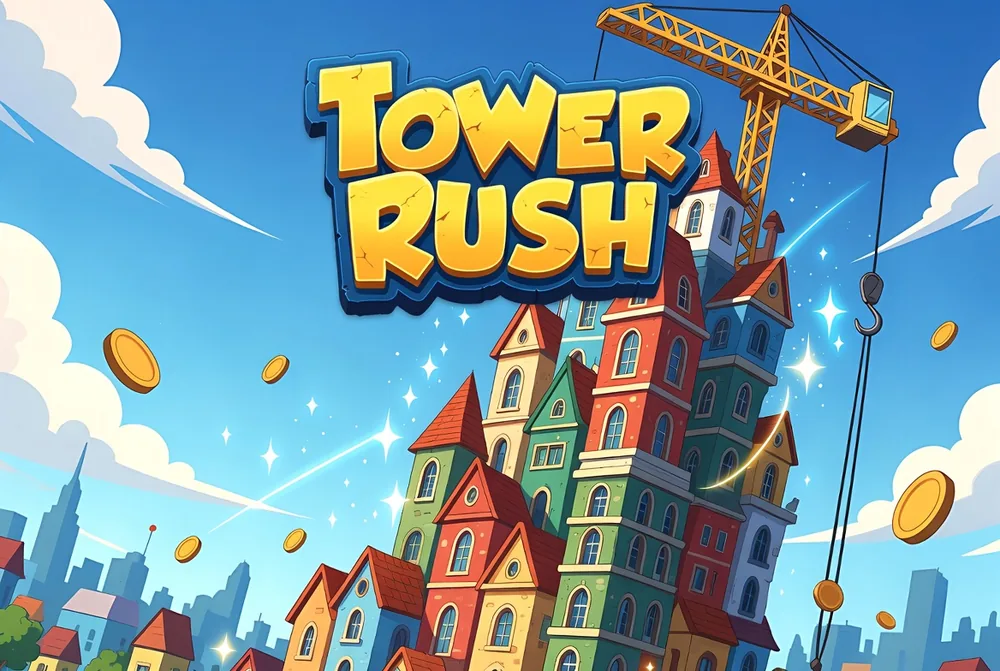 The Tower Rush skyline climb rising floor by floor above the city